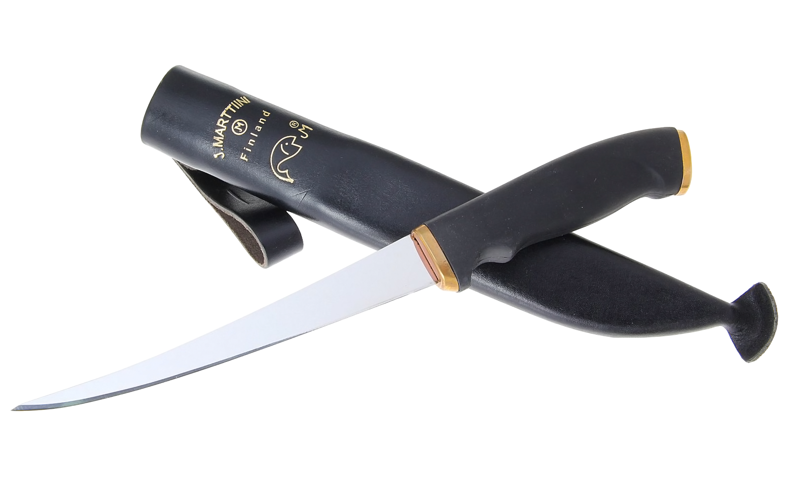 фото Филейный нож, rapala, 406, нержавеющая сталь, кожаный чехол