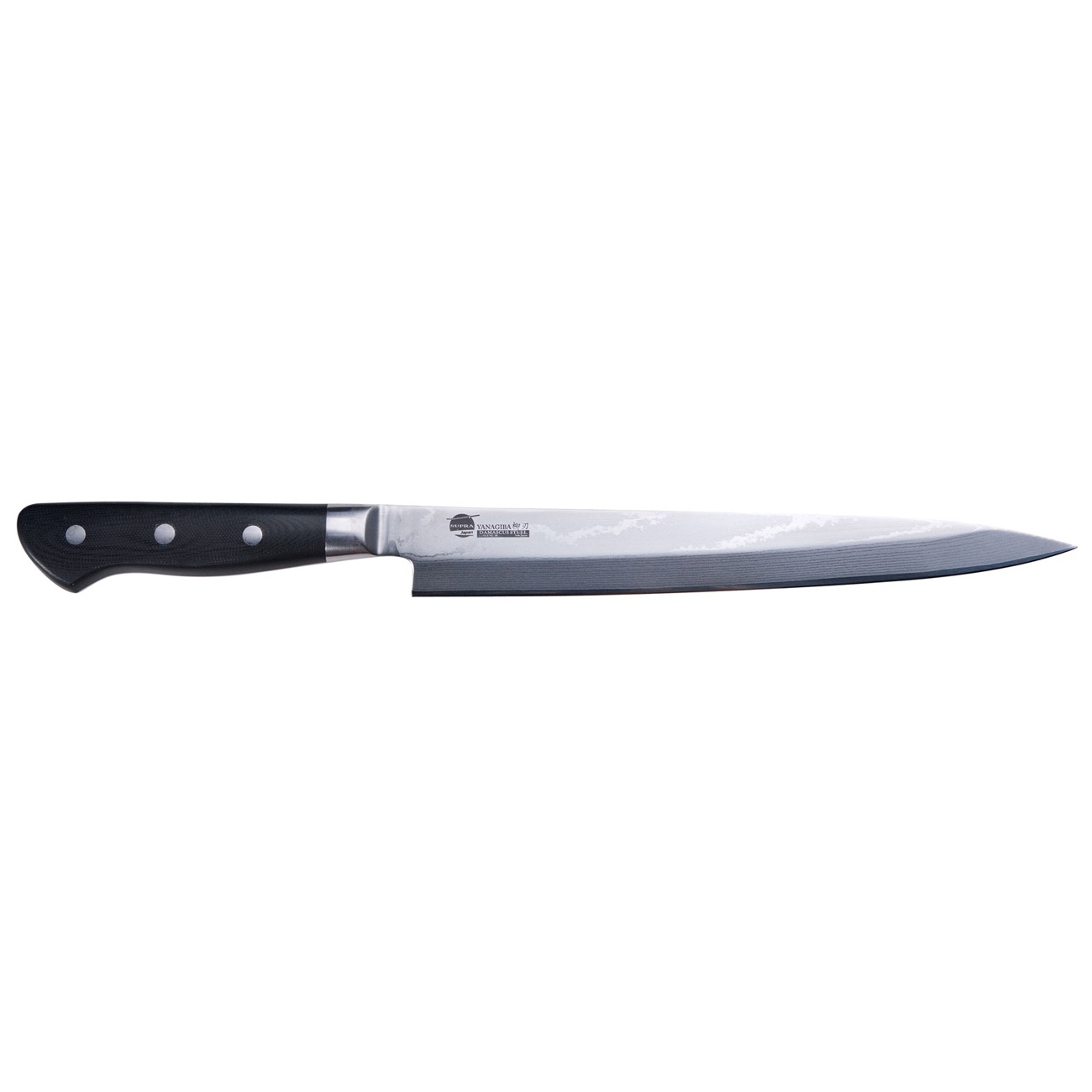 Нож кухонный японский дамаск YANAGIBA 10.5