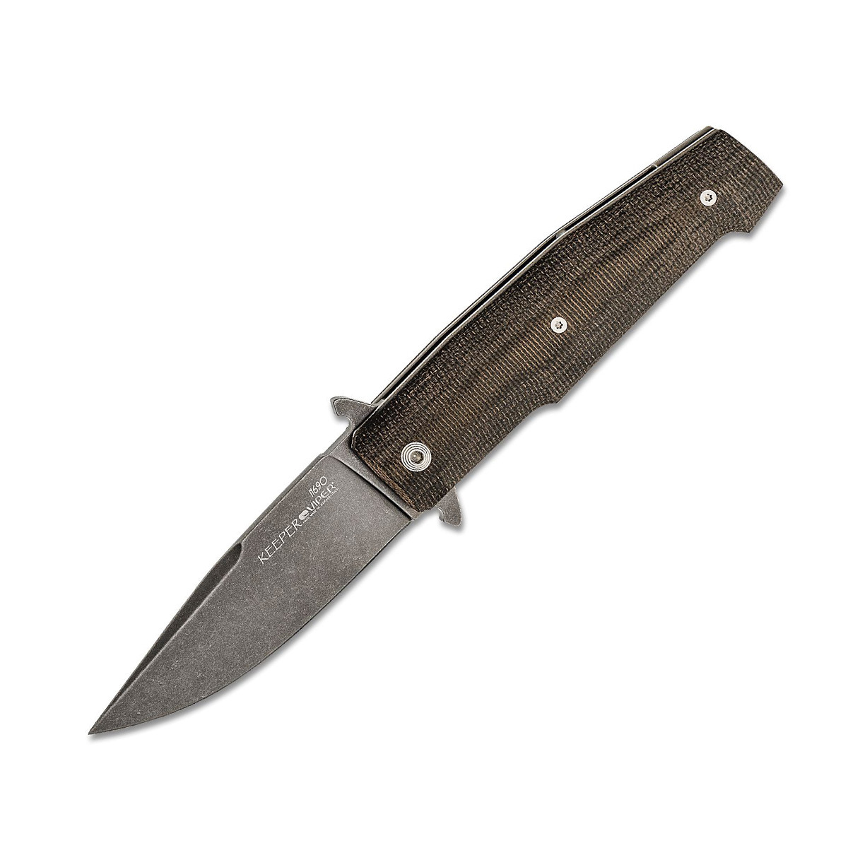фото Складной нож viper orso, сталь m390, рукоять g10/titan, коричневый