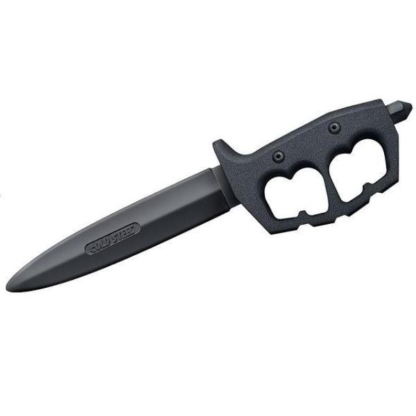 фото Тренировочный нож trench knife rubber trainer dbl edge, резина cold steel