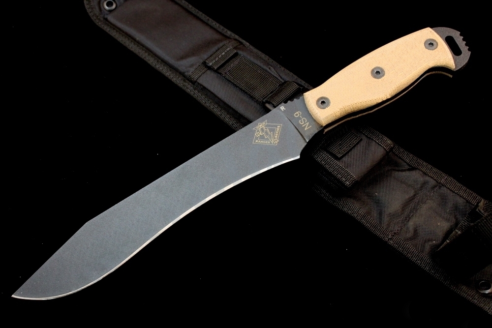 фото Нож с фиксированным клинком ontario "ns-9 tan micarta"