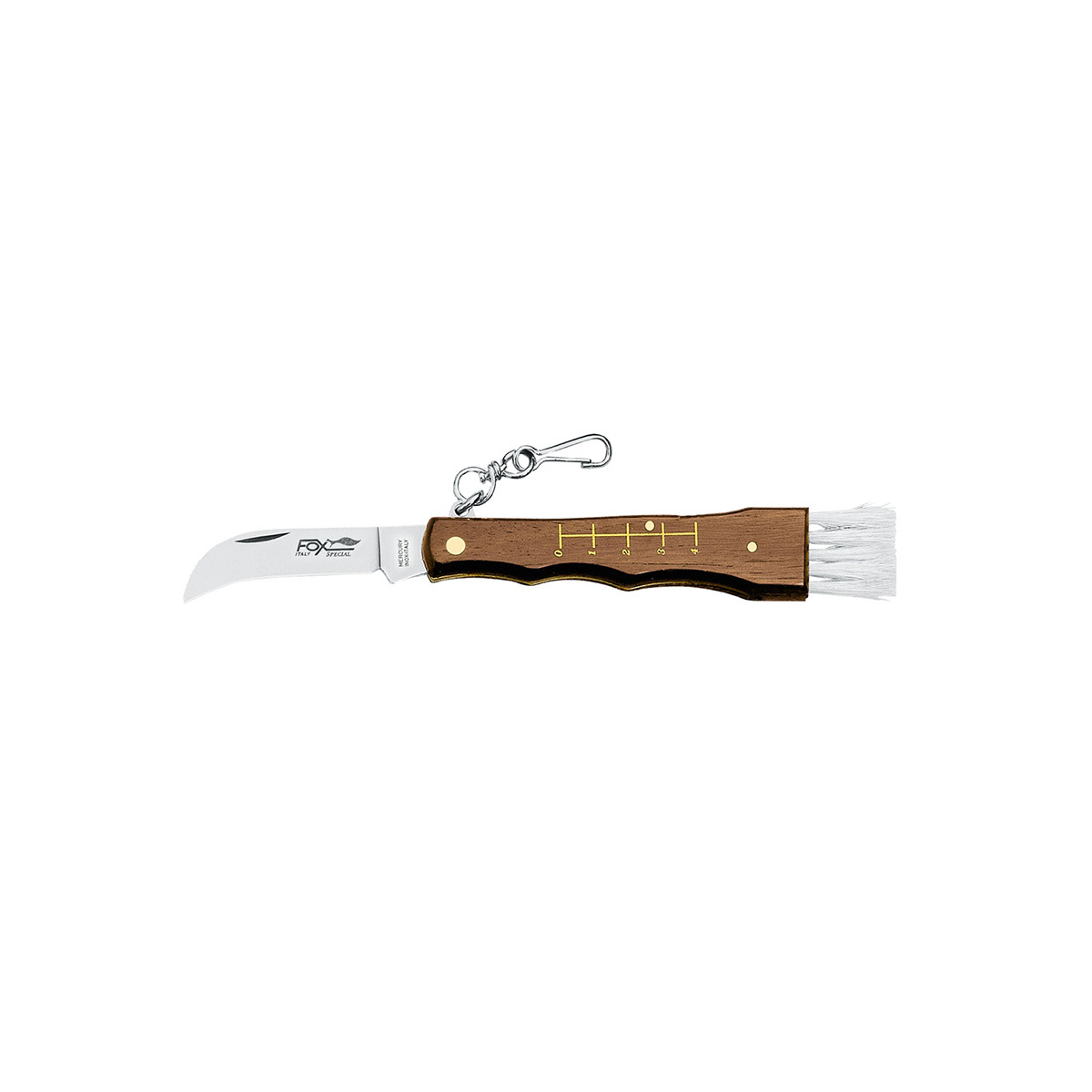 фото Складной нож fox mushrooms knife, сталь 420c, рукоять оливковое дерево