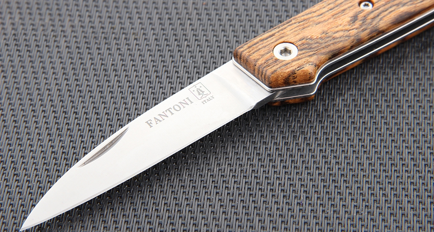 Нож складной Dweller Bocote wood, Handle, Massimo Fantoni Design 6.6 см.