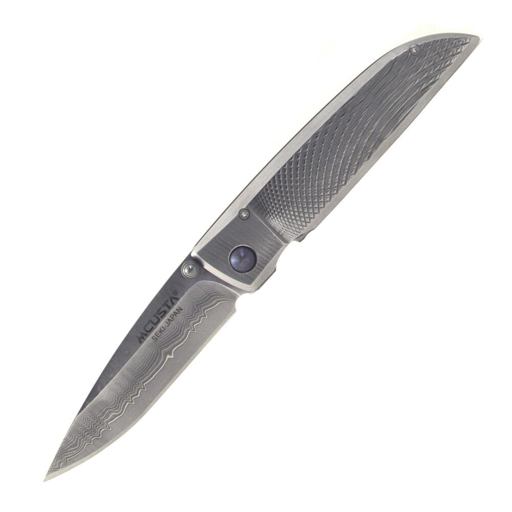 фото Складной нож mcusta shinra mari mc-0036d, сталь vg-10, рукоять damascus steel