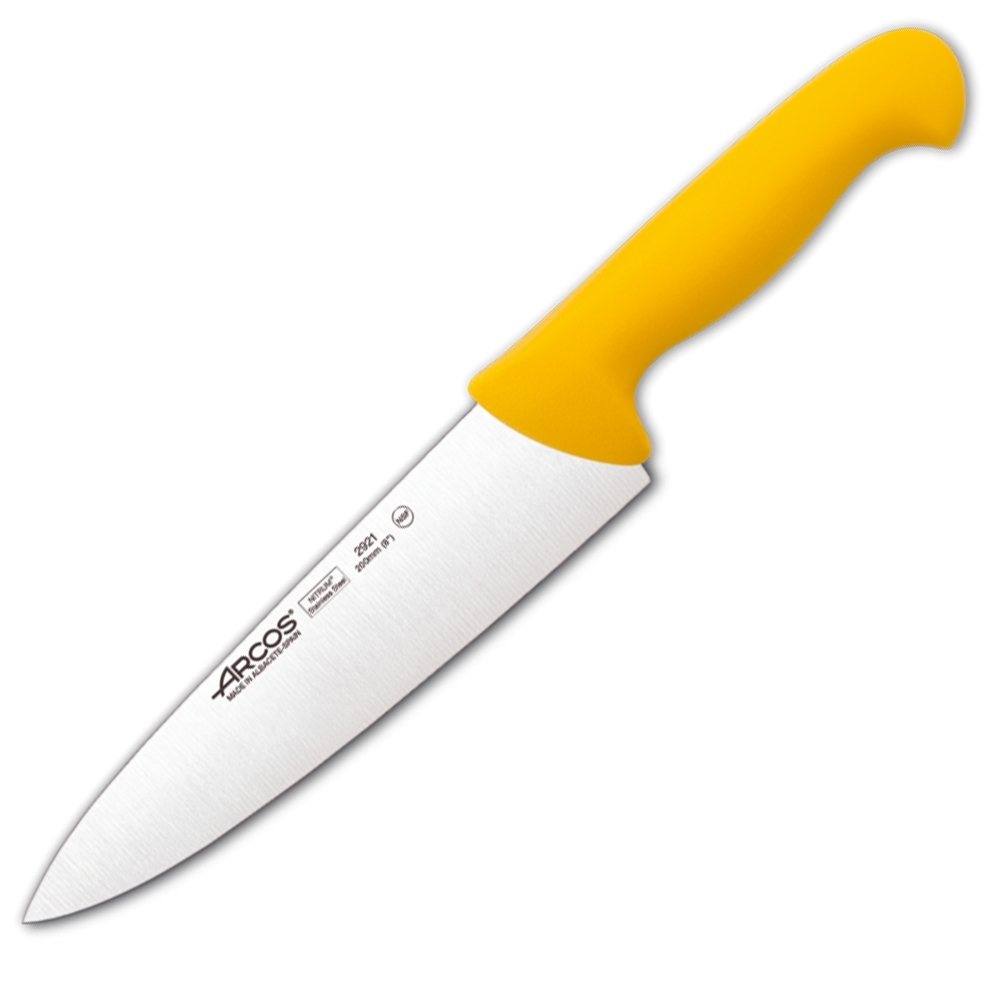 Нож Шефа 2900 2921, 200 мм, желтый