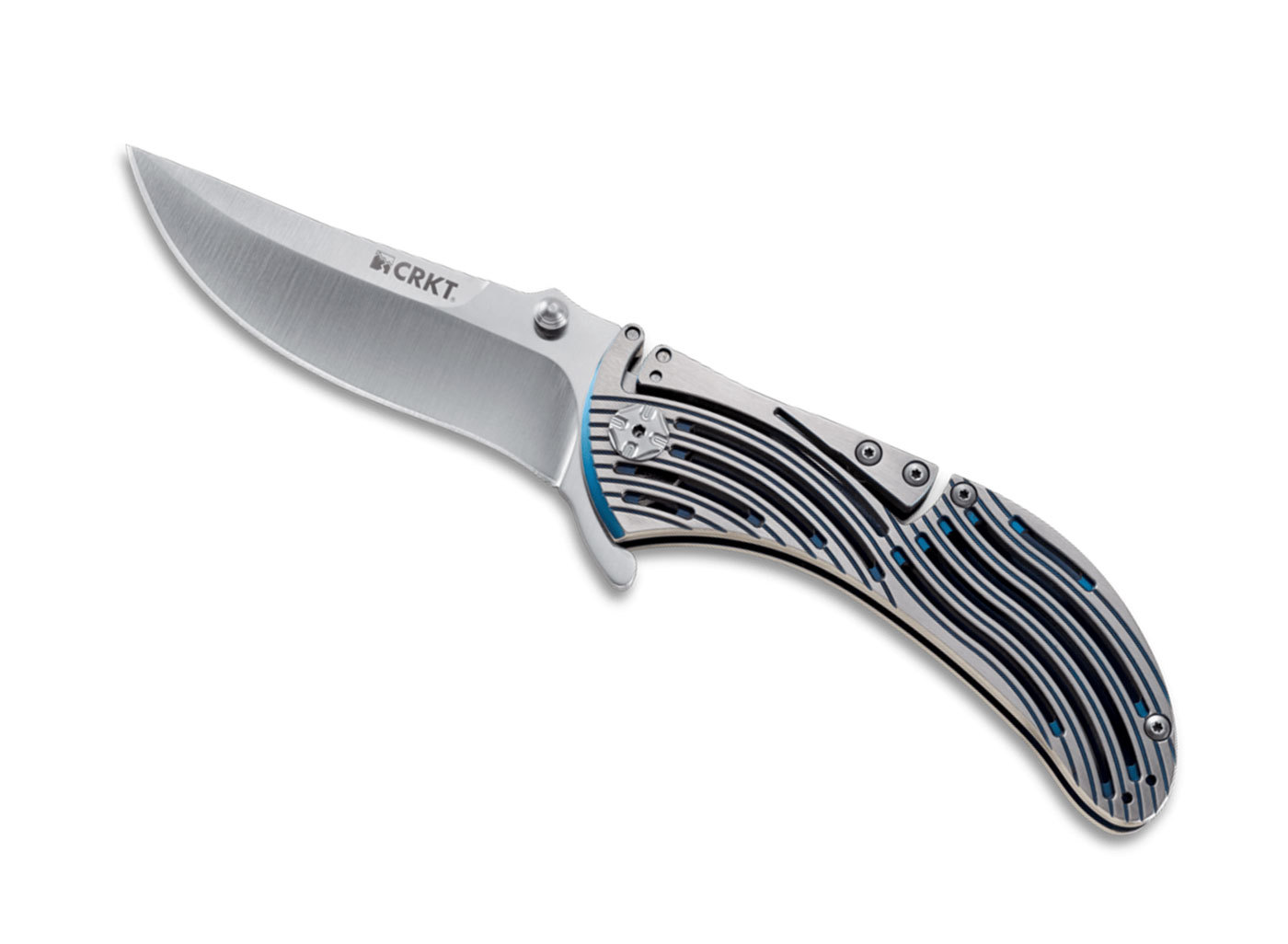 фото Складной нож crkt tighe rod™, сталь aus-8, рукоять нержавеющей стали