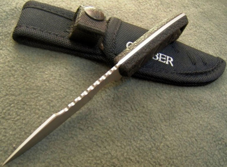 фото Нож туристический с фиксированным клинком gerber metolius caper, сталь 420hc, рукоять стеклотекстолит g10