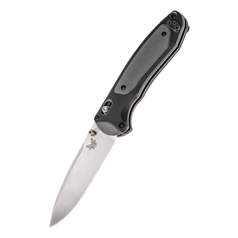 Складной нож Boost, Black Versaflex Handle with Gray Grivory Inlays