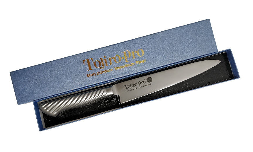 фото Нож универсальный tojiro pro f-884, сталь vg-10, серый