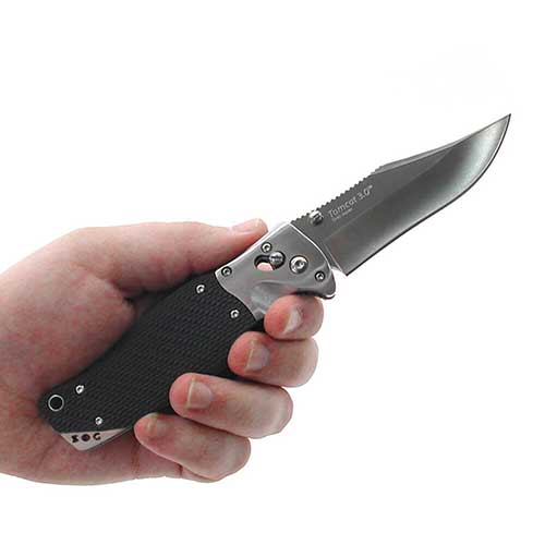 складной нож tomcat 3.0 - sog s95, сталь vg-10, рукоять кратон
