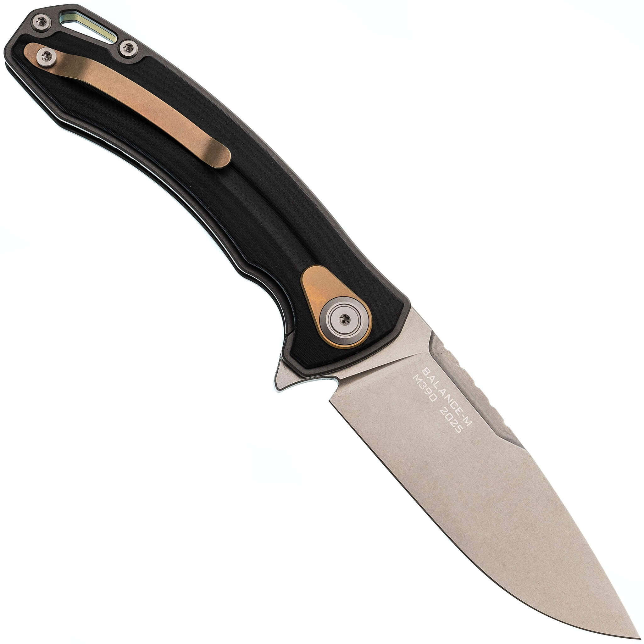 Нож с клинком из стали M390