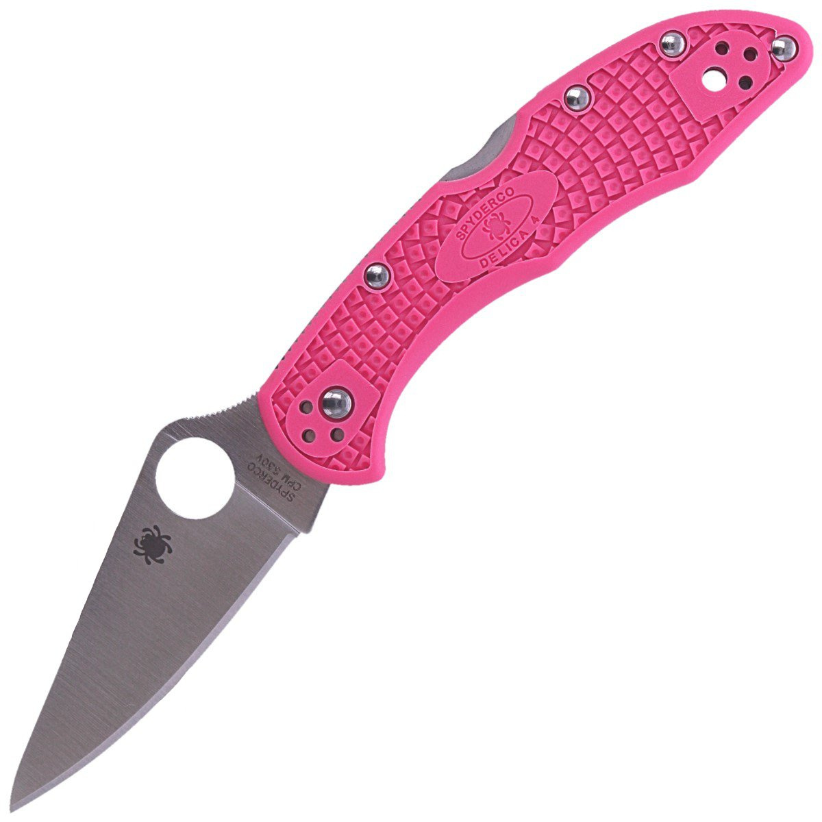 Spyderco Delica в розовом исполнении с порошковой сталью S30V Spyderco Delica в розовом исполнении с порошковой сталью S30V