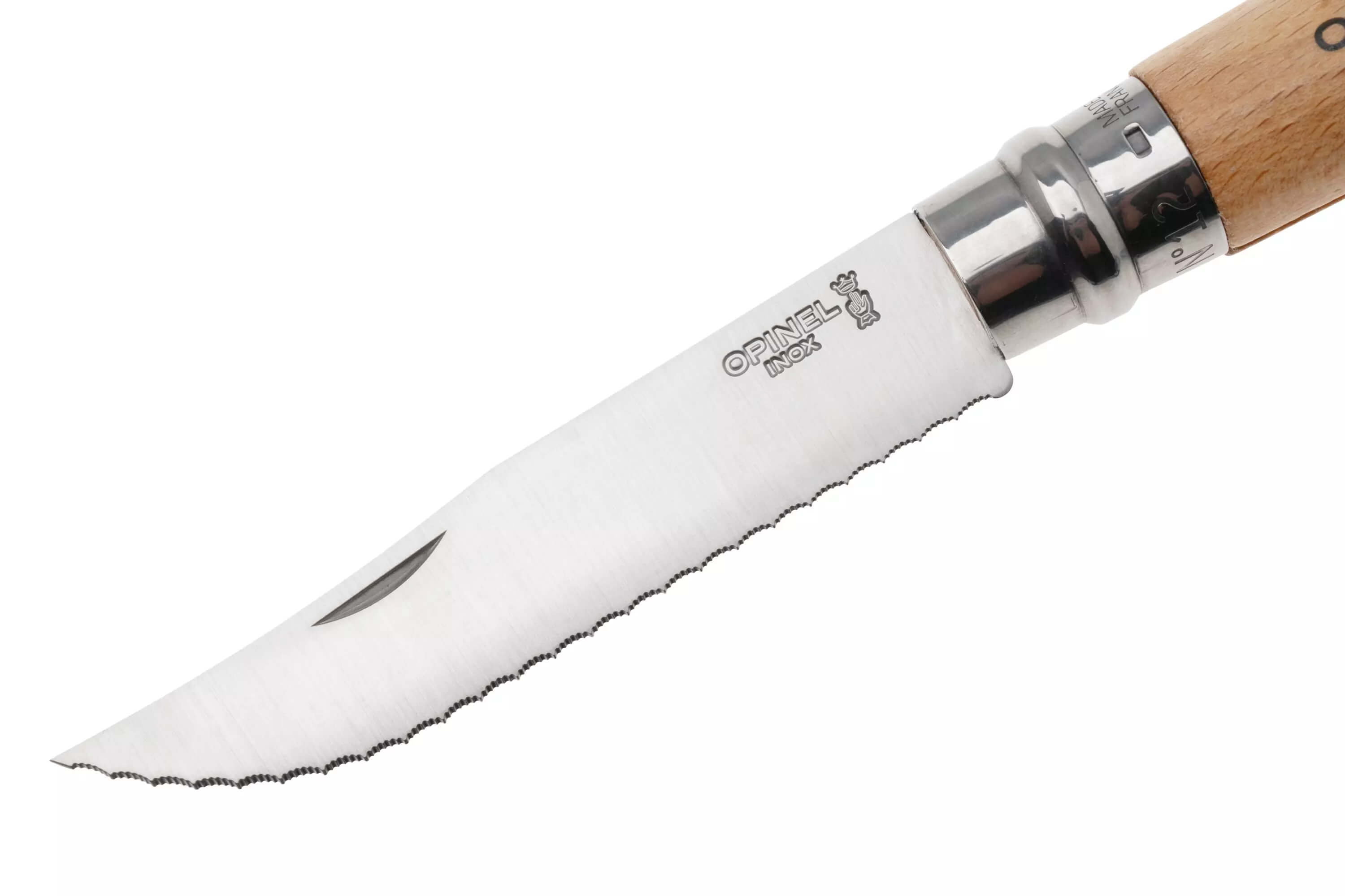 Собственный агрессивный серрейтор на большом складном ноже Opinel №12 Собственный агрессивный серрейтор на большом складном ноже Opinel №12