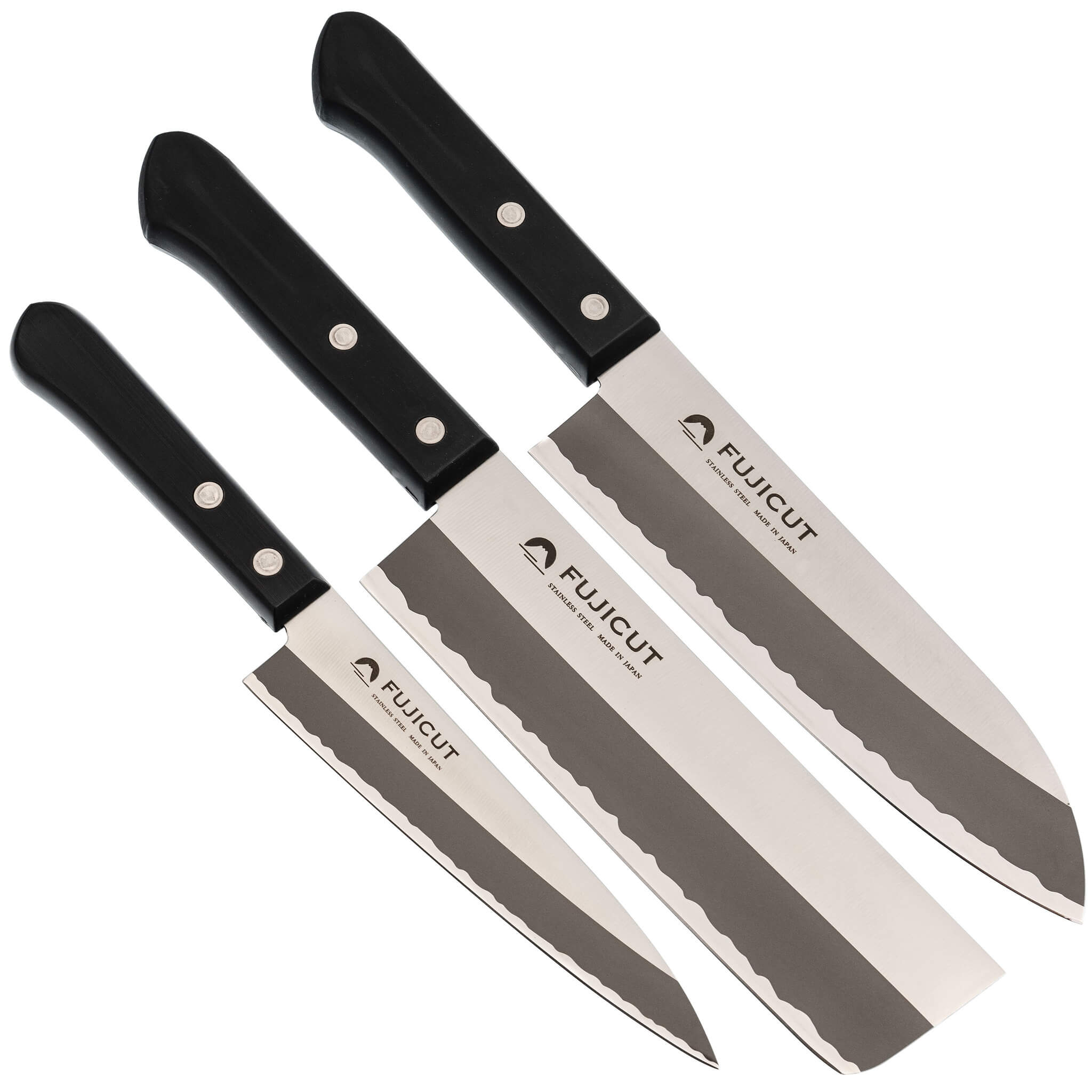 Набор из 3-х кухонных ножей Tojiro Fuji Cutlery TJ-GIFTSET-B