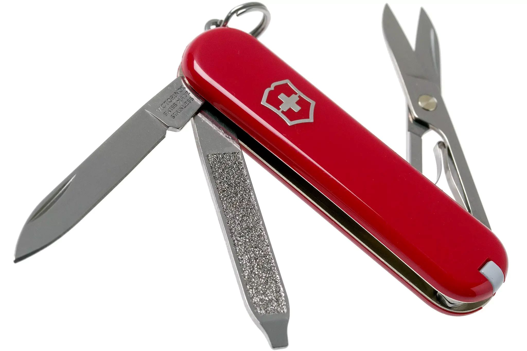 Швейцарский нож-брелок Victorinox Classic SD в фирменном красном исполнении