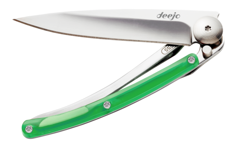 Складной нож Deejo Colors 27 g, зеленый