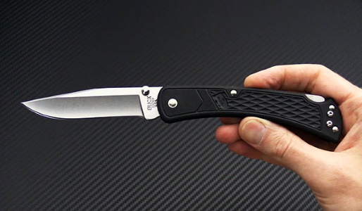 нож складной Buck 112 Slim Select, черный