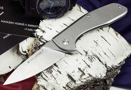 складной нож e571, stonewash