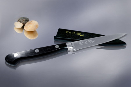 Нож Универсальный RyuSen Blazen, Tojiro, RYS-73, сталь Super Gold, чёрный