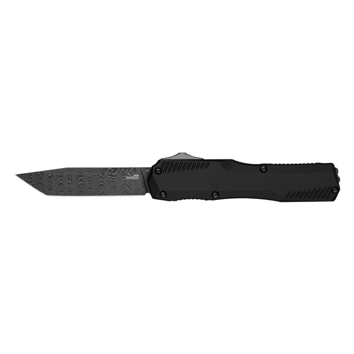 Фронтальный автоматический нож Kershaw Livewire в исполнении с дамаском Фронтальный автоматический нож Kershaw Livewire в исполнении с дамаском