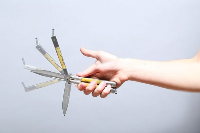 Как сделать нож бабочку карандаш