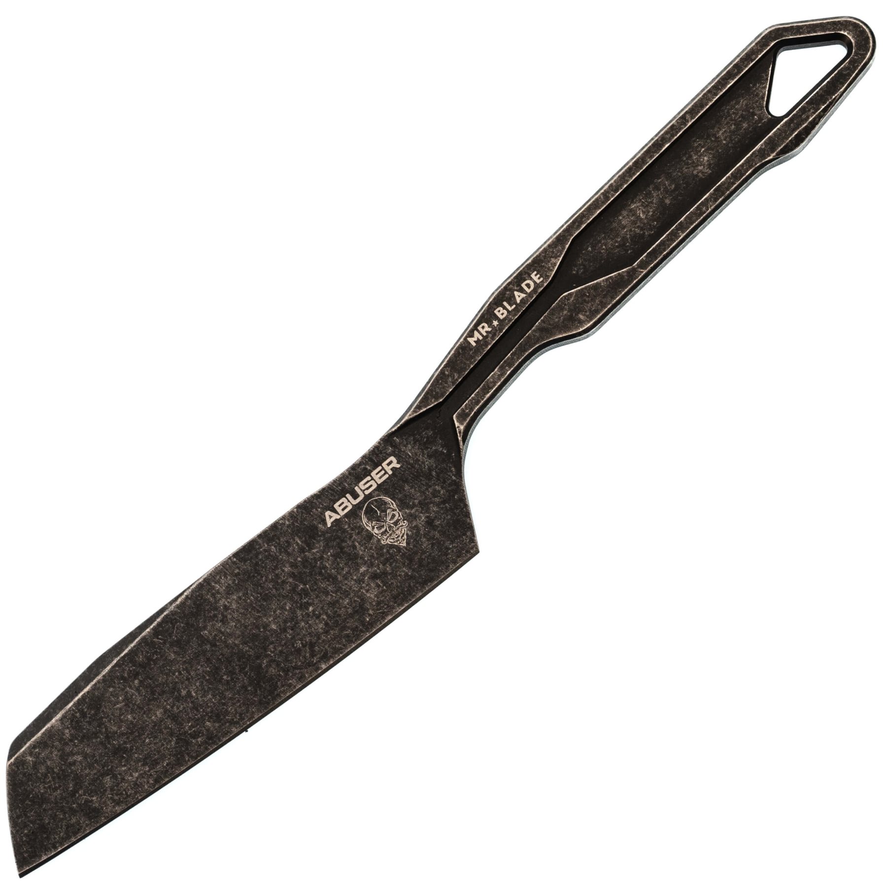 Скелетный нож-бритва Mr.Blade Abuser с покрытием Black Stonewash Скелетный нож-бритва Mr.Blade Abuser с покрытием Black Stonewash