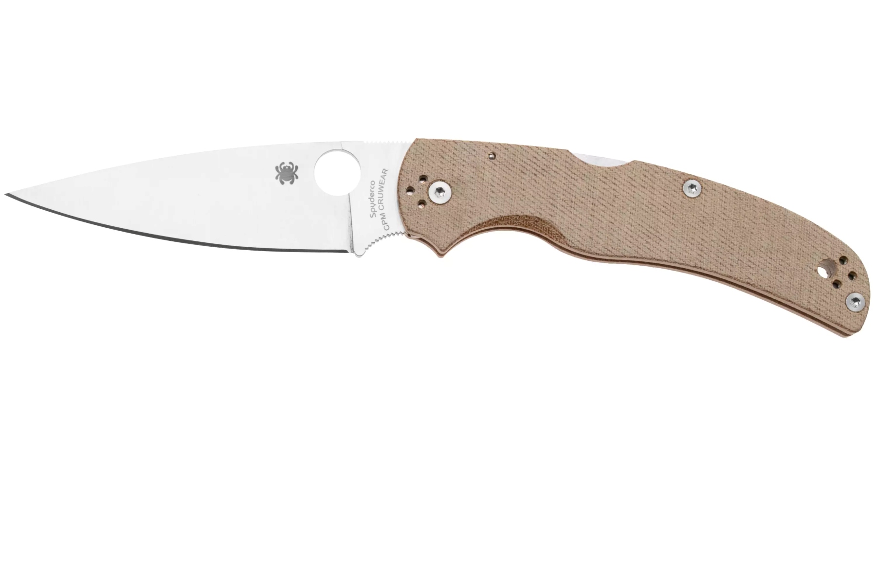 Большой и лёгкий складной нож Spyderco Native Chief в версии с миикартой и сталью CruWear Большой и лёгкий складной нож Spyderco Native Chief в версии с миикартой и сталью CruWear