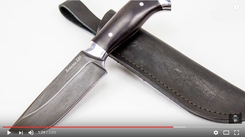 Нож туристический МТ-9, алмазка ХВ5 - видеообзор