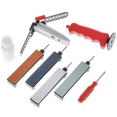 Фото Набор для заточки с держателем угла заточки, керамические камни, Hatamoto