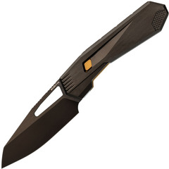 Фото Складной нож Remette Agile Peregrine Falcon, сталь M390, рукоять титан, черный