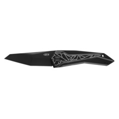 Фото Нож складной ZT 0055BLK, сталь CPM20CV, рукоять титан