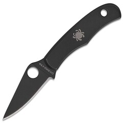 Фото Складной нож Bug Black Spyderco, сталь 3Cr, рукоять Stainless
