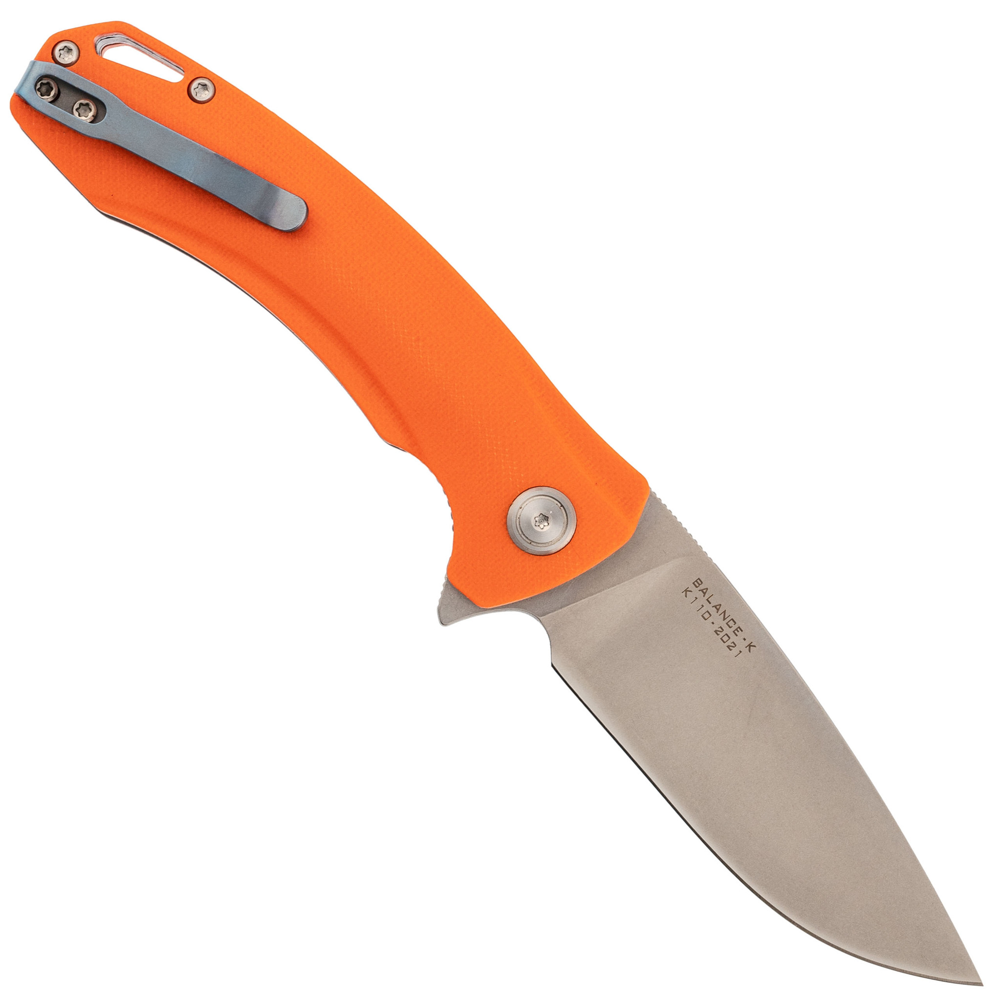 Складной нож Maxace Balance Orange, сталь K110, G10 - фото 3