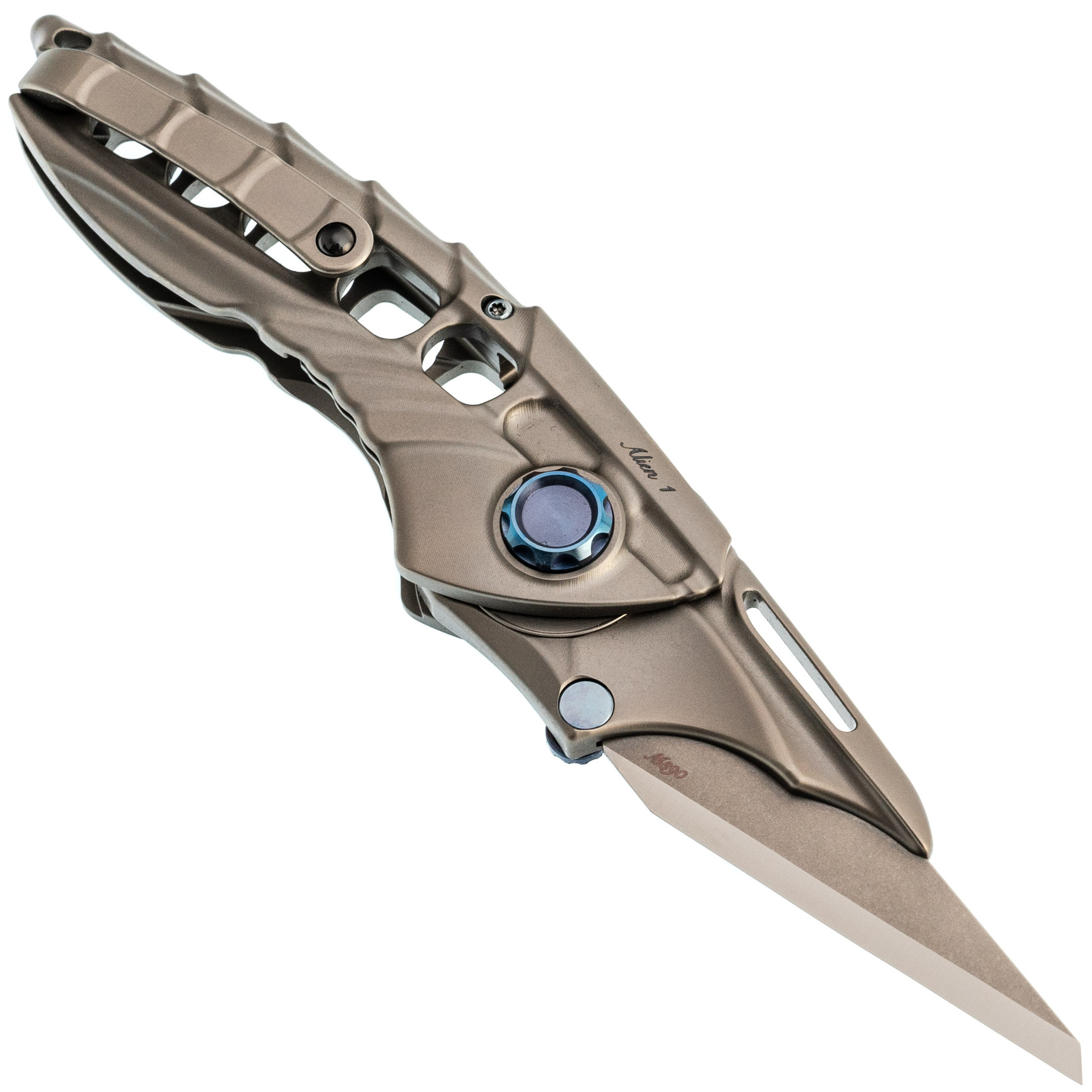 Складной нож Rike Knife Alien, сталь M390 - фото 4
