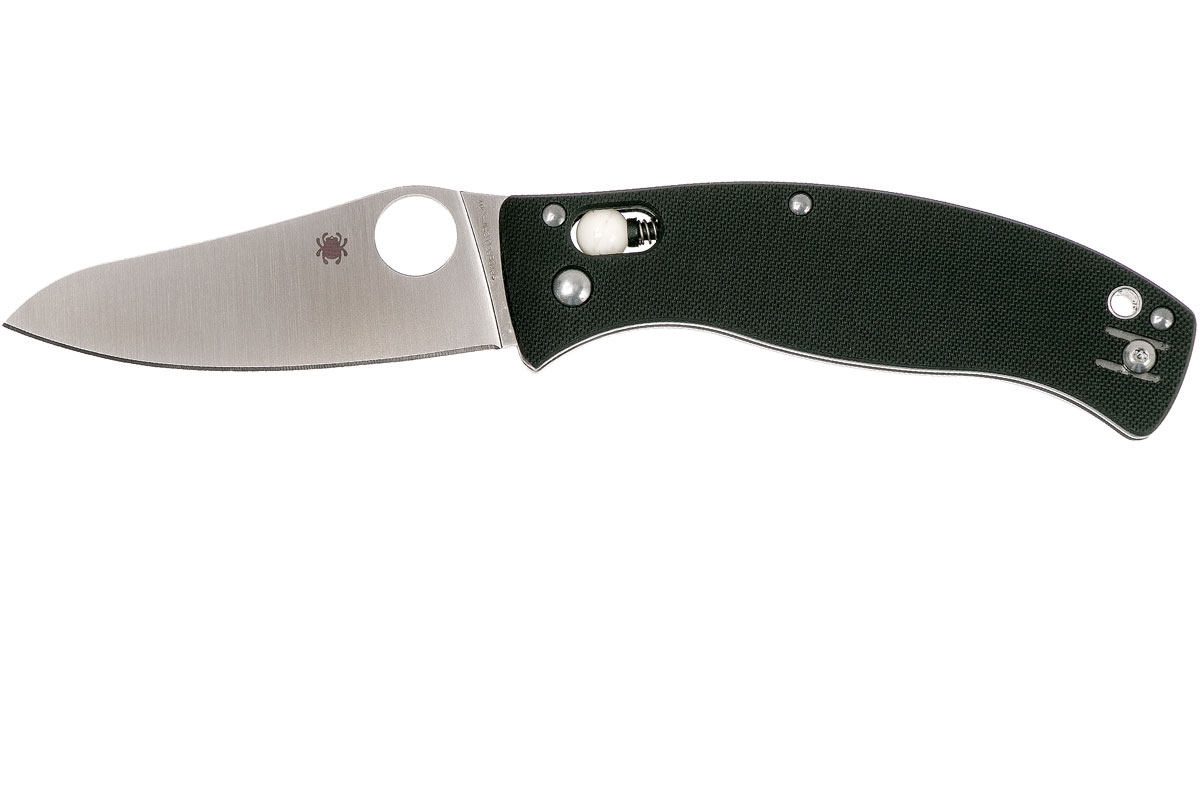 Складной нож D'Allara 3 - Spyderco 82GP3, сталь Crucible CPM® S30V™ Satin Plain, рукоять G10, чёрный - фото 4