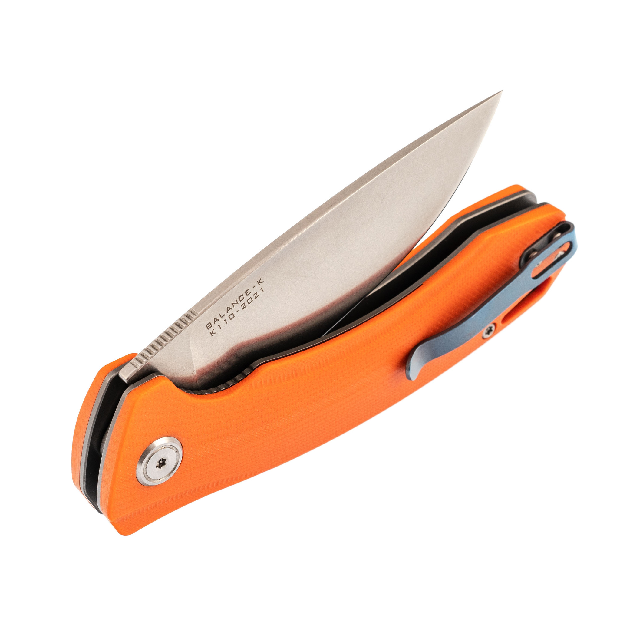 Складной нож Maxace Balance Orange, сталь K110, G10 - фото 5