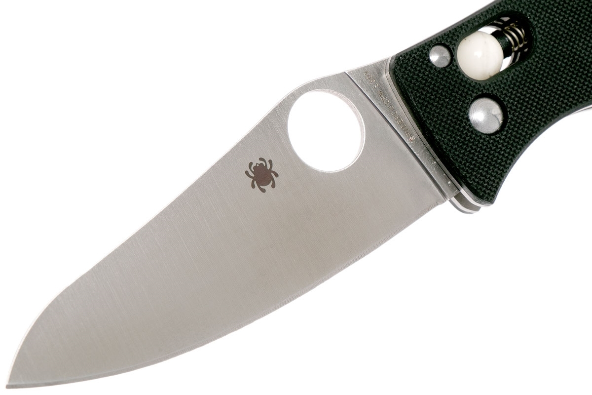 Складной нож D'Allara 3 - Spyderco 82GP3, сталь Crucible CPM® S30V™ Satin Plain, рукоять G10, чёрный - фото 6