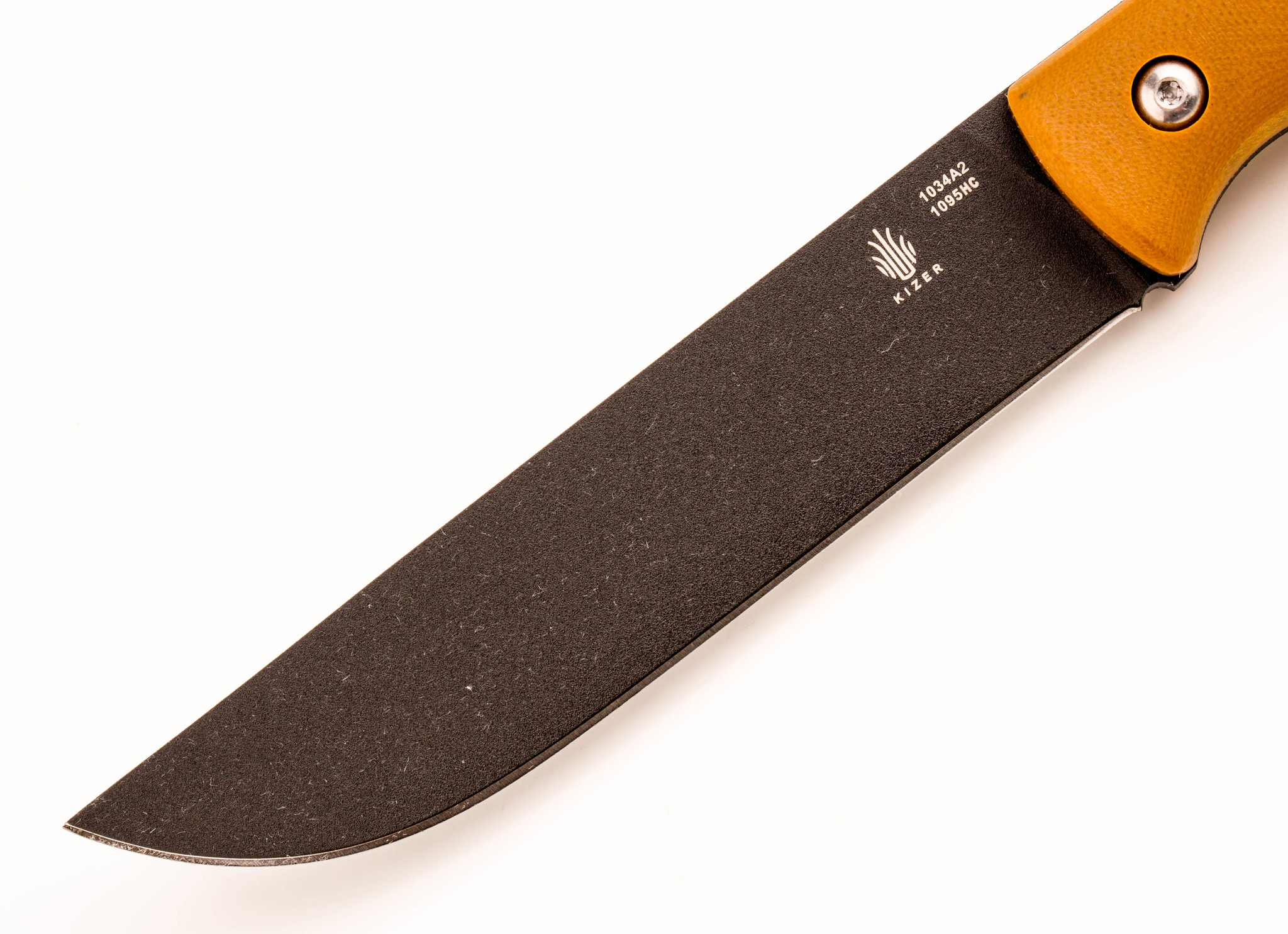 Нож с фиксированным клинком Kizer Bush, сталь 1095 Black, рукоять G10 - фото 3