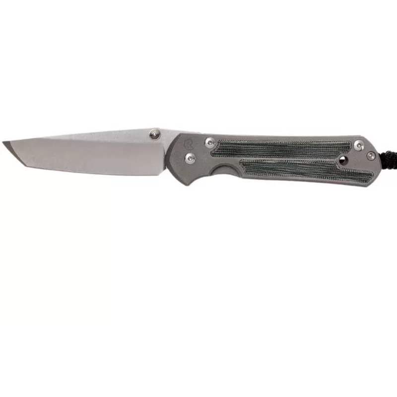 Складной нож Chris Reeve Large Sebenza 21 Tanto, сталь S35VN, рукоять титановый сплав со вставкой из микарты от Ножиков