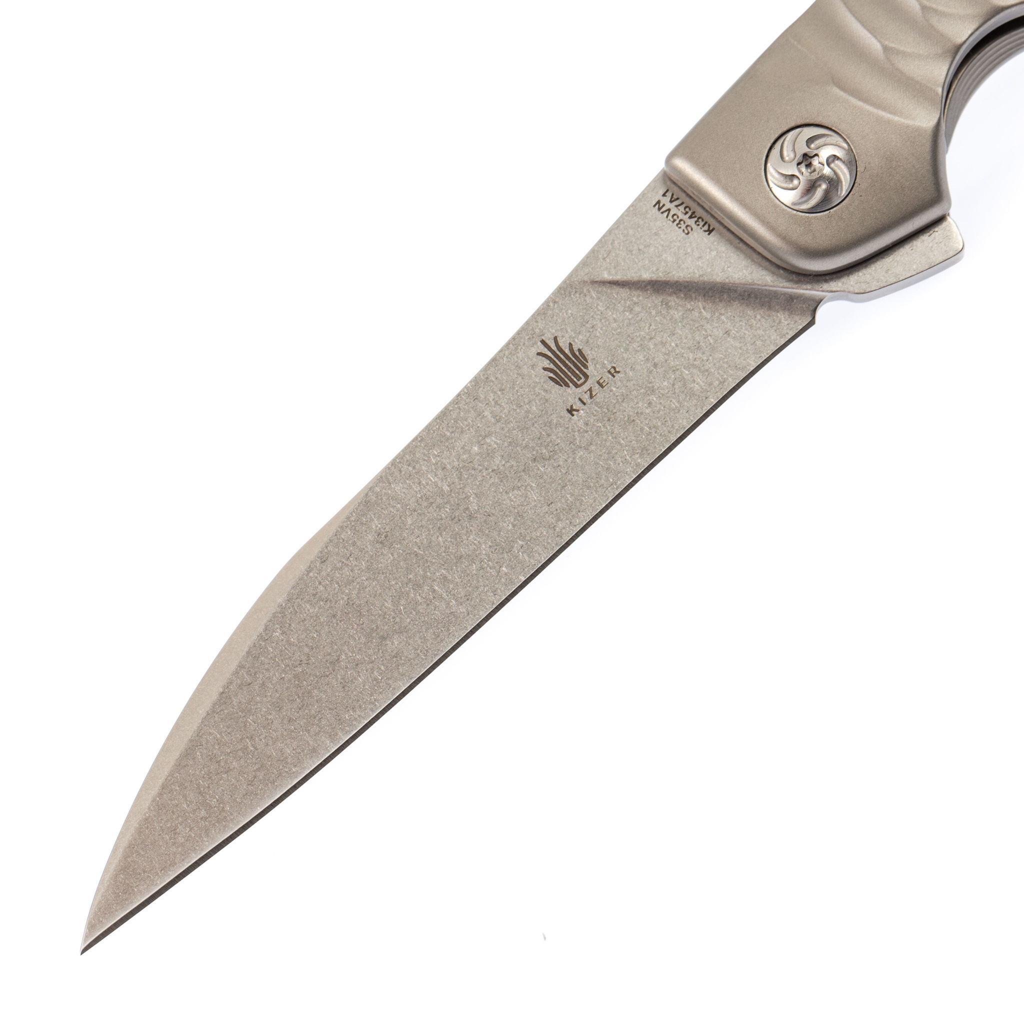 Складной нож Kizer Splinter, сталь CPM-S35VN, рукоять титан - фото 2