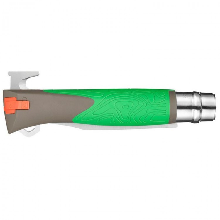 Складной нож Opinel №12 Explore, нержавеющая сталь Sandvick 12C27, рукоять термопластик, зеленый от Ножиков