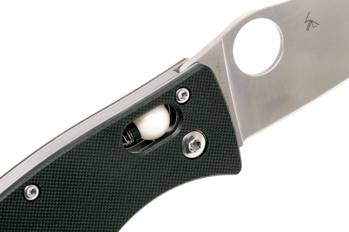 Складной нож D'Allara 3 - Spyderco 82GP3, сталь Crucible CPM® S30V™ Satin Plain, рукоять G10, чёрный - фото 9