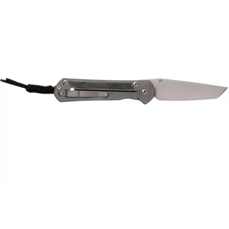 Складной нож Chris Reeve Large Sebenza 21 Tanto, сталь S35VN, рукоять титановый сплав со вставкой из микарты от Ножиков