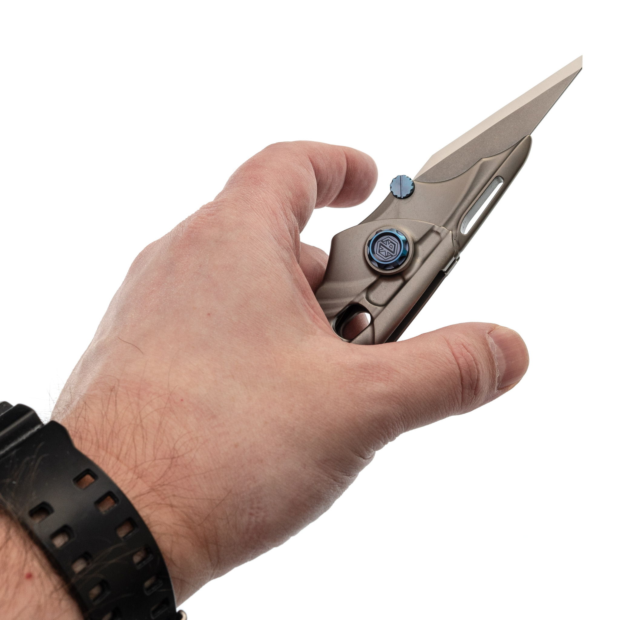 Складной нож Rike Knife Alien, сталь M390 - фото 10