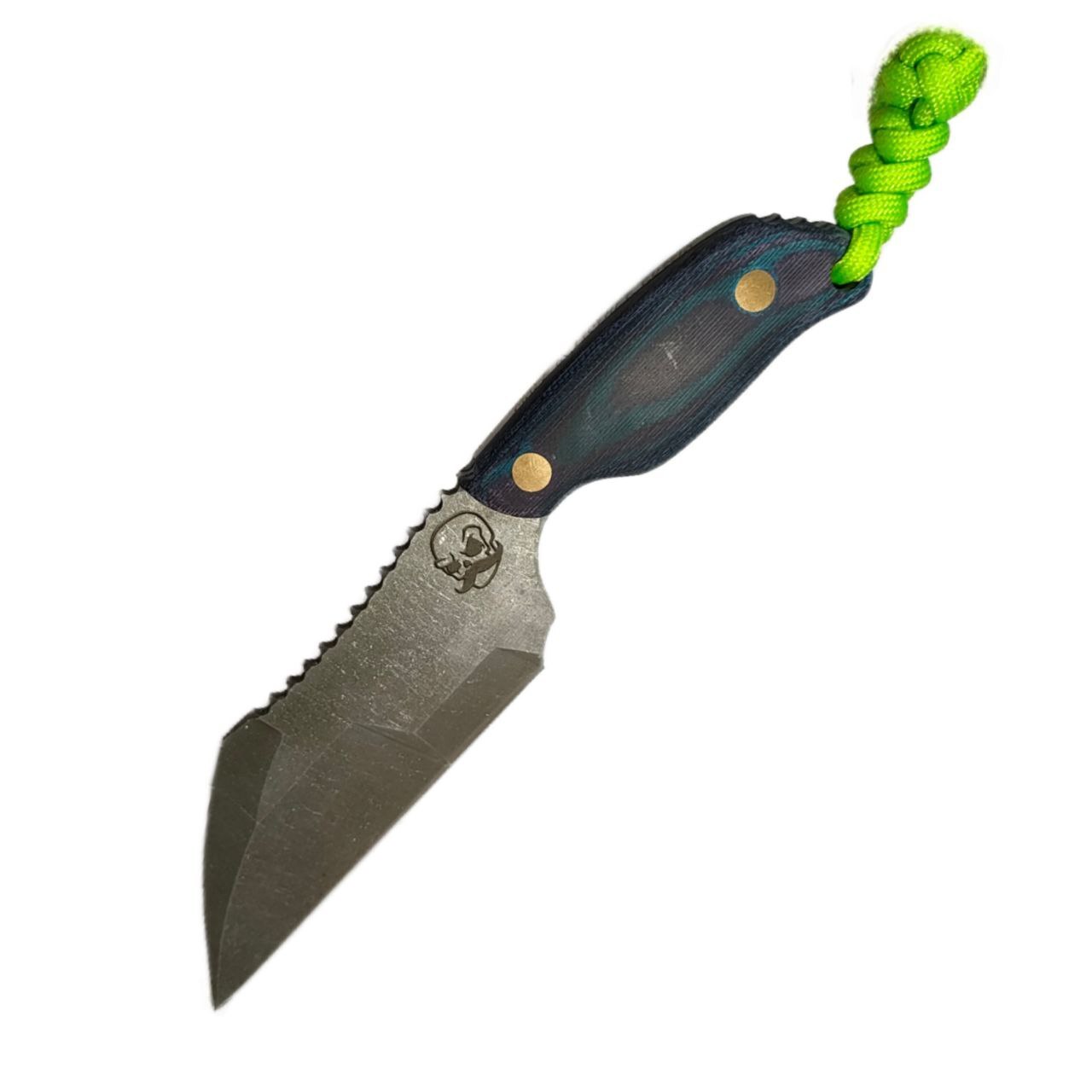 

Нож Barmaley Knives Naga II XL Варнклиф, сталь 440C, рукоять микарта джинса