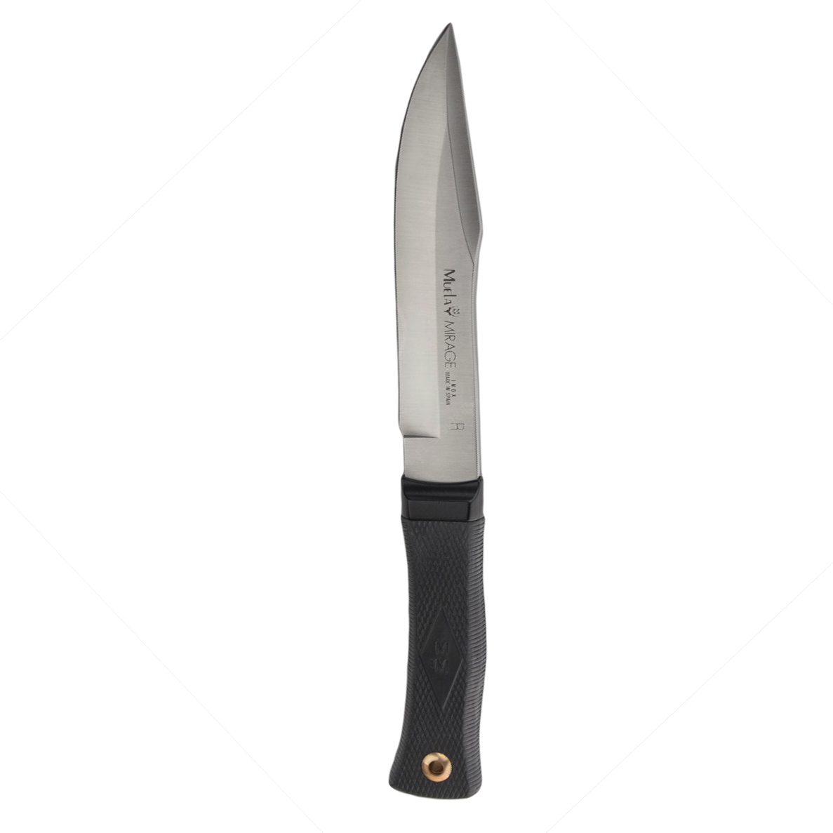 Нож с фиксированным клинком Muela MIRAGE, сталь 440А, рукоять Kraton, черный - фото 2