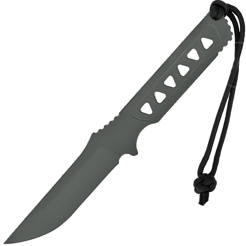 Нож скрытого ношения с фиксированным клинком Spartan Blades Formido, клинок черный, сталь CPM-S35VN, цельнометаллический