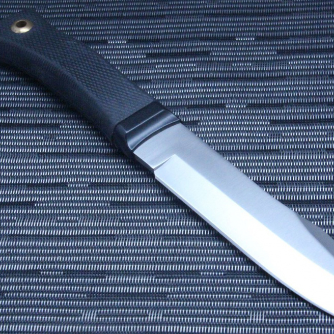 фото Нож с фиксированным клинком muela mirage, сталь 440а, рукоять kraton, черный