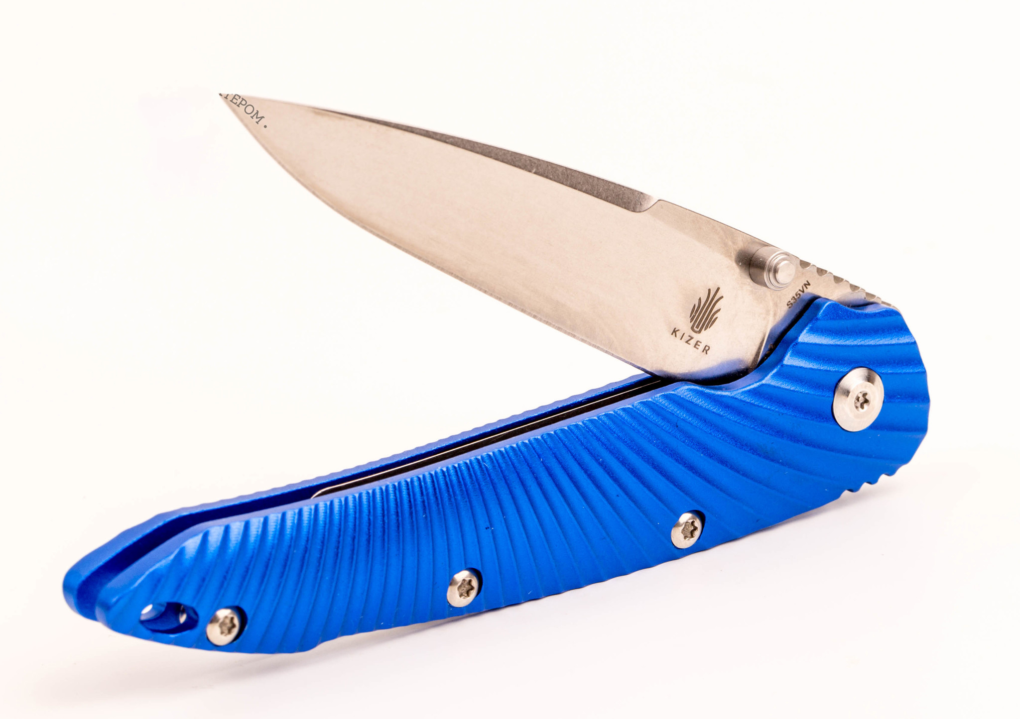 Складной нож Kizer Sliver, порошковая сталь CPM-S35VN, рукоять алюминий - фото 5