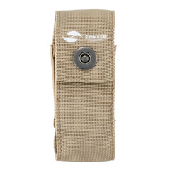 Фото Чехол для мультитула Stinger 125 х 52 х 34 мм, нейлон/полиэстер, бежевый, с креплением на ремень